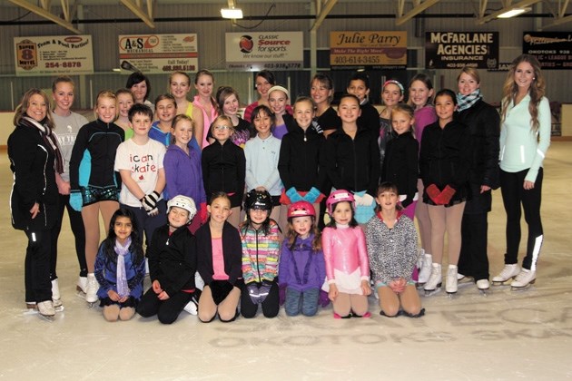 Skaters from the Okotoks Figure Skating Club are heading to Sylvan Lake this weekend for the Centennial Winter Skate. It will be a competition to prepare the club for