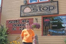 Mike Kingston, owner of The Stop Coffee House &#038; Gathering Place, is not worried about the possibility of a Tim Horton&#8217; s opening in Black Diamond, but would like