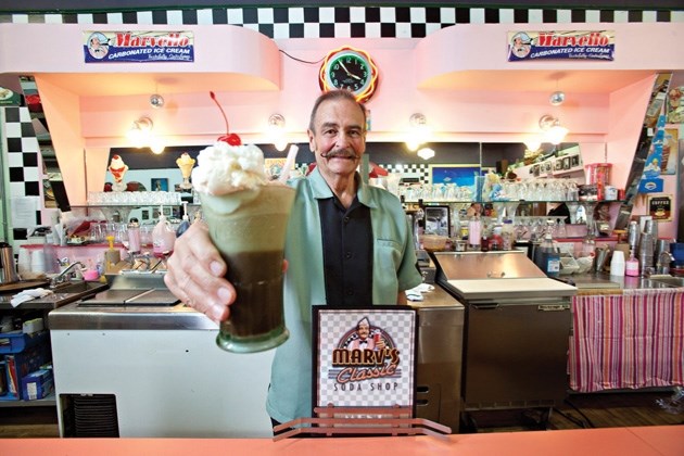 Marv&#8217; s Classic Soda Shop owner Marv Garriott will be serving up his &#8216; 50s style food during Marv&#8217; s Rock &#8216;n&#8217; Roll Classic on July 27 featuring