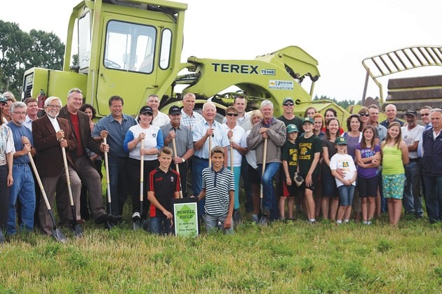 A sod-turning ceremony in the summer of 2013 kicked off the start of the 30-acre Seaman Sports Park near Millarville. Two regulation-sized ball diamonds should be ready for
