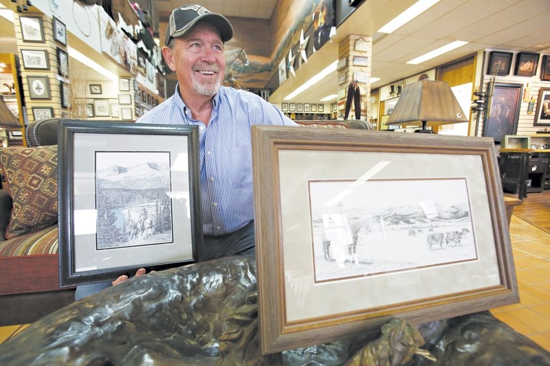 Bernie Brown sold his art work at the Boot Hill Gallery and Gift Shop but doesn&#8217; t plan to stop creating his pieces now that he sold the gallery.