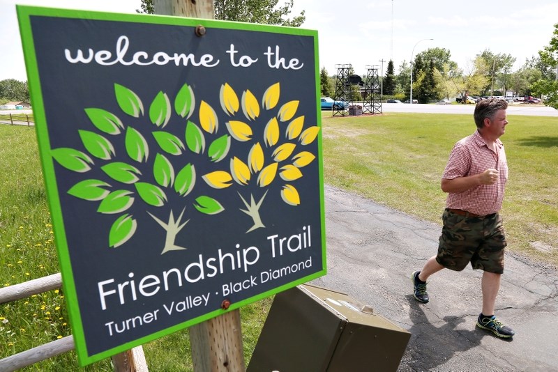 The Friendship Trail could become part of a loop of walking trails through Black Diamond and Turner Valley. In addition to community discussions, the Town of Black Diamond is 