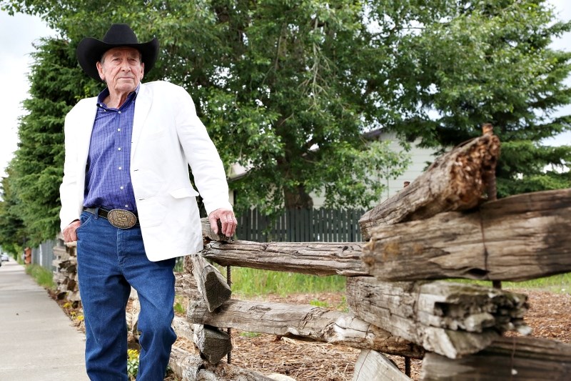 The legendary Ian Tyson takes a break from visiting with fans while celebrating the release of his newest album Carnero Vaquero at the Lost American Art Gallery and Museum in 