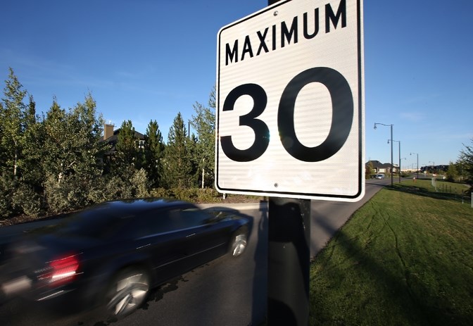 A temporary speed limit decrease in February 2015 may become permanent this winter after the Town completes a traffic calming study.