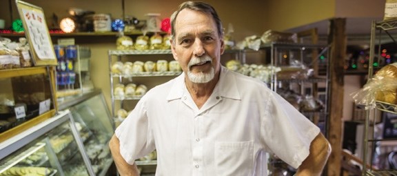 George Nielsen, owner of the Black Diamond Bakery, was named Volunteer of the Year at last week&#8217; s council.