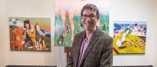 Calgary artist Gary McMillan is exhibiting his latest series Wonderland at the Leighton Art Centre until April 30.