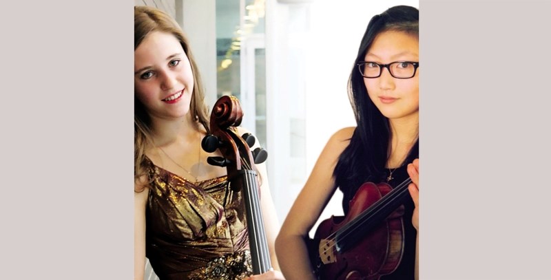 Mari Coetzee, left, and Angela Ryu will perform in High River for the Gift of Music concert series at the High River United Church on April 23.