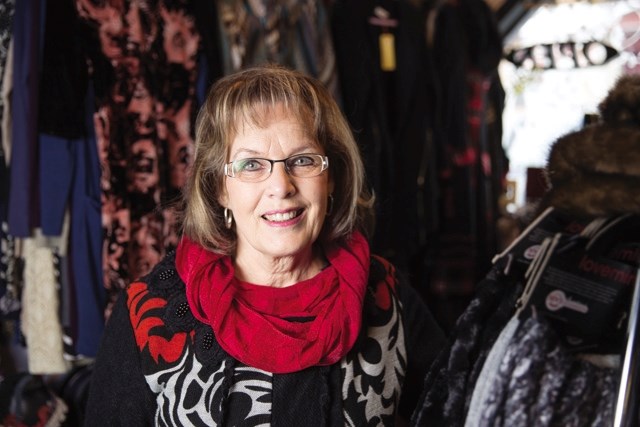 Vivian Wiebe, the manager of Bali Bling, a Black Diamond boutique that specializes in Indonesian-made clothing and accessories, said business was slower than she had hoped
