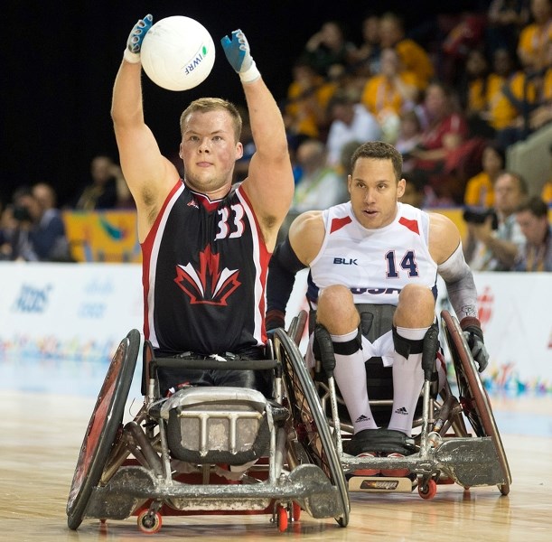 Okotoks&#8217; Zak Madell, seen here at the 2015 Parapan Am Games in Toronto, is set to begin the wheelchair rugby competition at the Rio 2016 Paralympic Games this week.