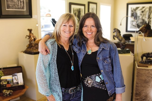 Garside Wilson Gallery owners Debra Garside, left, and Donna Wilson in Longview are joining five other galleries and studios to showcase local artists in celebration of