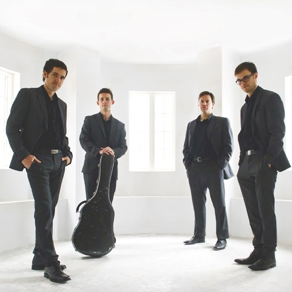 The Canadian Guitar Quartet will perform at the Red Deer Lake United Church for the On the Edge Concert Series Oct. 14 at 7:30 p.m.