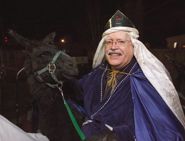 Dale Harrison plays one of the three kings in the live nativity play at last year&#8217; s Light Up Black Diamond. This year&#8217;s event takes place Dec. 3 with the