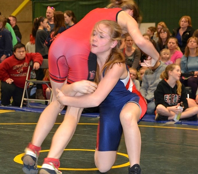 Sadie Watkins, pictured above, finished third at the Wetaskiwin tournament on Dec. 3.