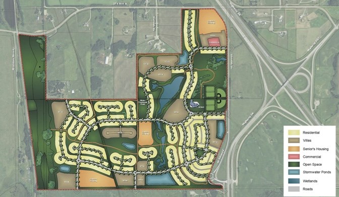 The proposed Meadows of DeWinton development would include 1,500 residences ranging from $400,000 starter homes to assisted living facilities.