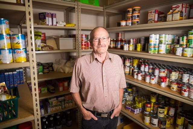 Oilfields Food Bank president Glenn Chambers said the demand for food reached its highest in three years last month and donations are helping to feed those in need, for now.