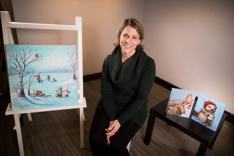 Okotoks artist Jennifer Stables has submitted some of her paintings to be included in the Okotoks Art Gallery&#8217; s Strong and Free Exhibit, which opens Jan. 13.