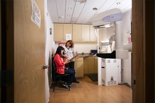Alberta Health Services is offering its free breast cancer screening mobile unit at Oilfields General Hospital in Black Diamond April 21 to 24.