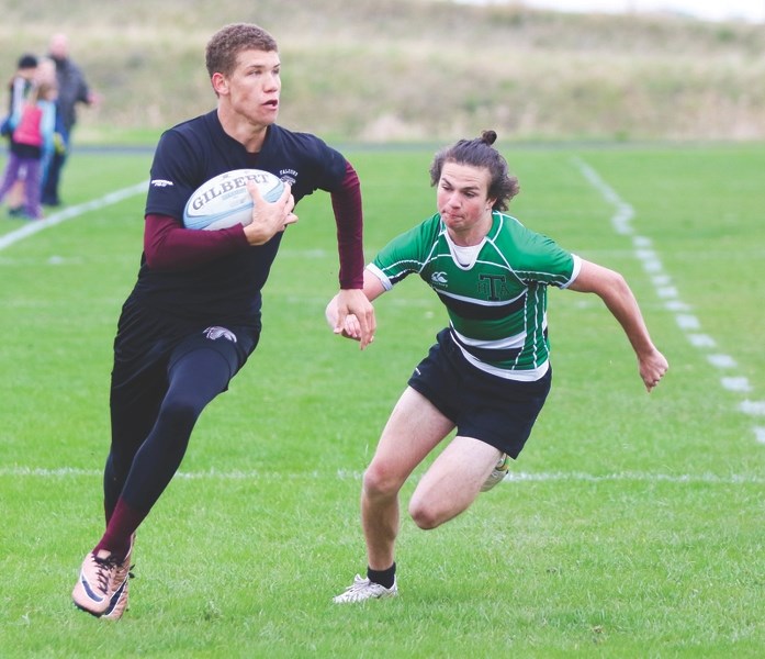 HTA Knight Ian MacNeil, right, is set to compete at the RBC Training Ground regional final in Calgary on May 6 alongside the top athletes in the province.