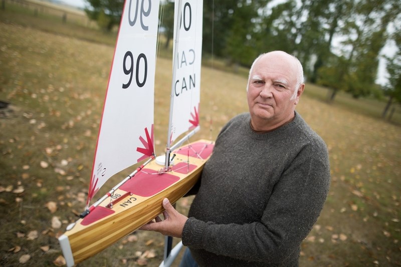 Once Colin Aldridge found remote control sailboat racing, he was hooked. He quickly had to swap his first prebuilt vessel for one he made himself to take part in the sport.