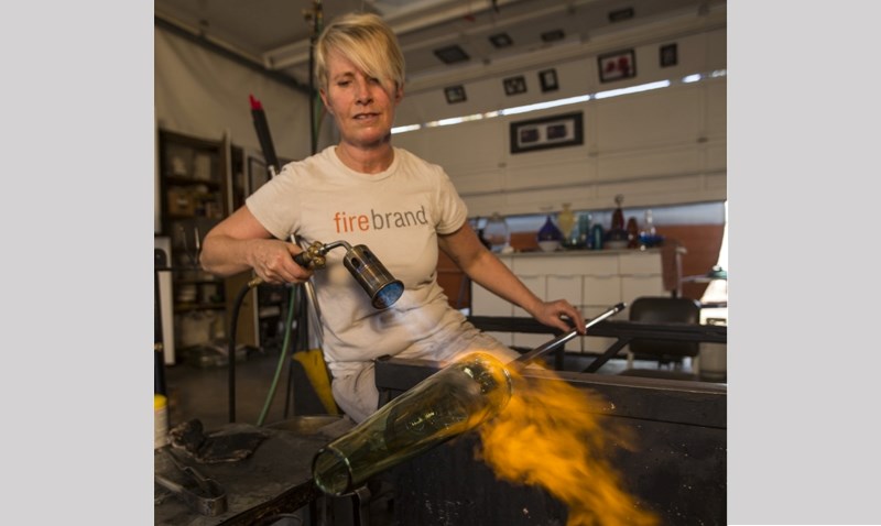 Firebrand Glass Studio co-owner Julia Reimer is inviting the public to her studio as one of four stops in The Most Beautiful Art Tour in Alberta Sept. 29 to Oct. 1.