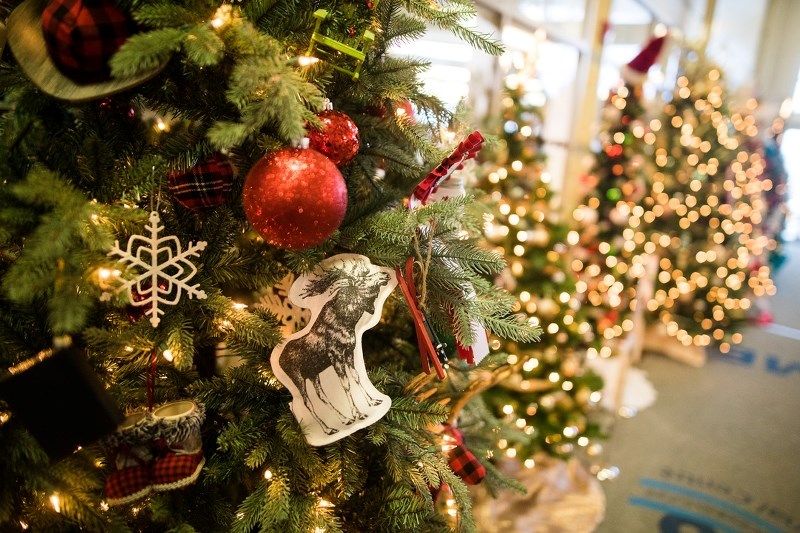 Christmas trees lined the halls of the Okotoks Recreation Centre in support of the Sheep River Health Trust.