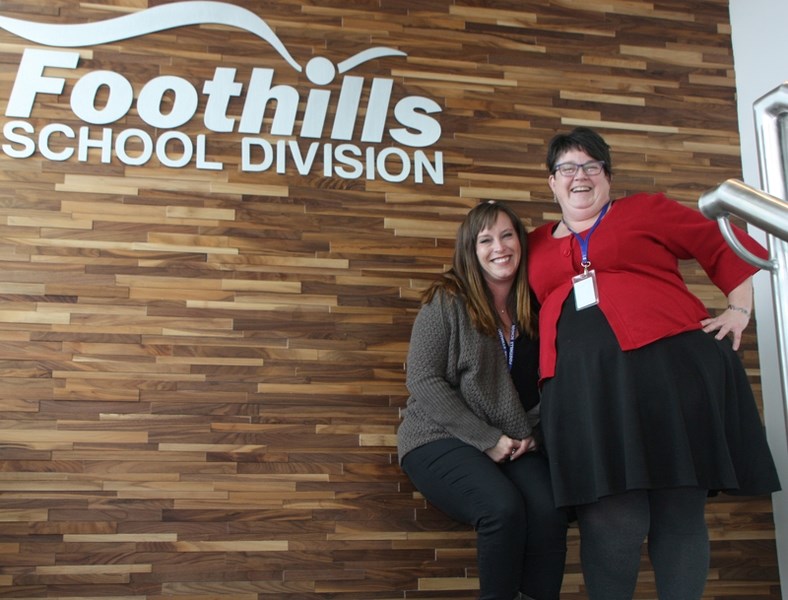 Sisters Jennifer Kristiansen, left, and Jeannine Tucker were elected as Foothills School Division trustees in the Sept. 16 municipal election.