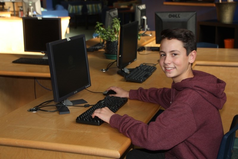 Samuel Moore, a Grade 8 student at Okotoks Junior High School, was second at the Larry Berg Skill Award competition in the fall. A second competition, with $500 on the line,