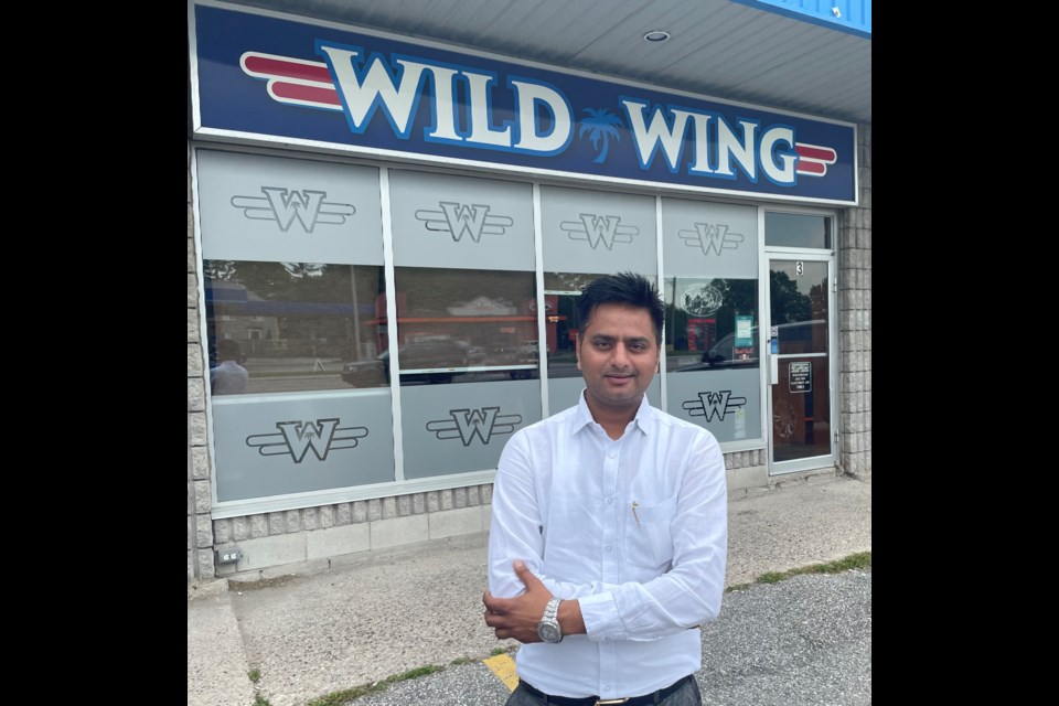 Deval Brahmbhatt owns Wild Wing and Fat Bastard Burrito locations throughout Simcoe County. The 37-year-old is running for a Ward 3 council seat in Orillia.