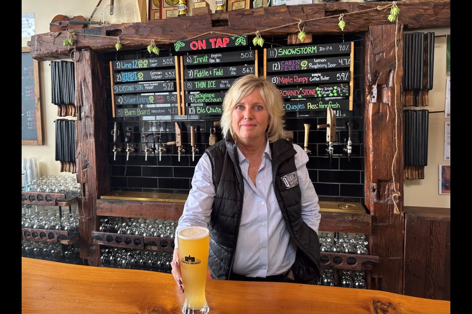 Catherine Pearson, owner of Quayle’s Brewery, is relieved the government dropped the alcohol excise tax from the expected 6.3 per cent increase to 2 per cent for the year, but still has broader concerns about rapidly rising costs of doing business in today’s economy. 