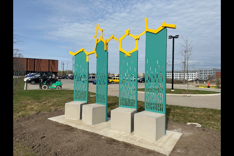 ‘Endorphin’ is the first installation in a series of new public art coming to multiple locations through the city. 