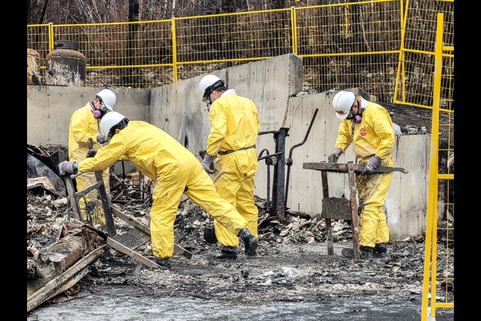 Members of humanitarian organization Team Rubicon were recently deployed to Halifax to help families find beloved possessions following recent wildfires that swept through the area. 