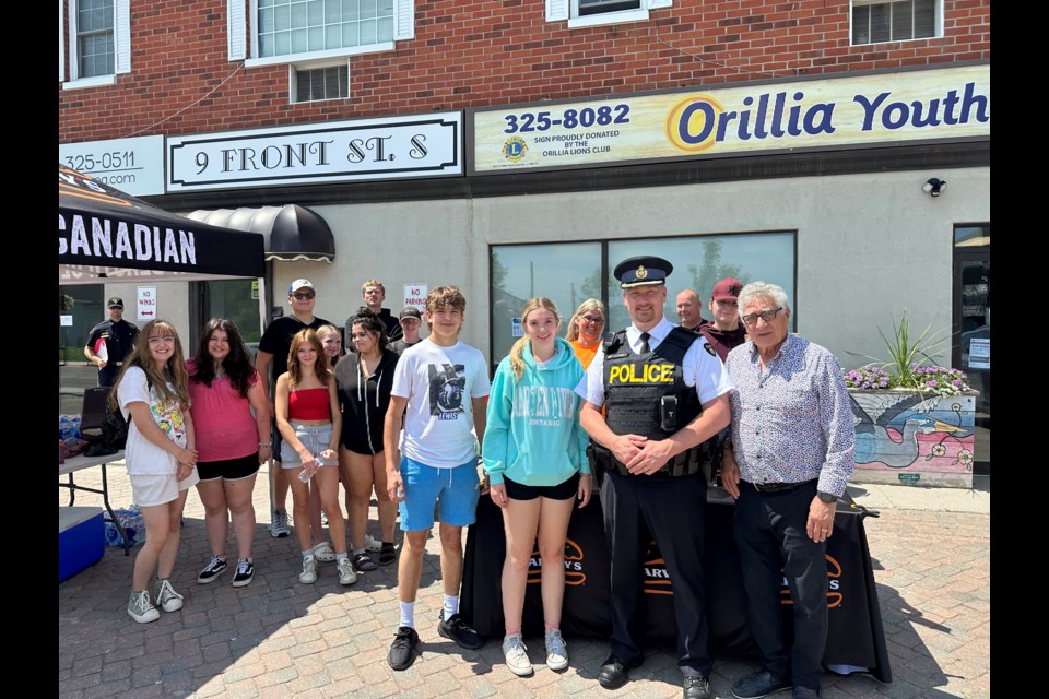 The Orillia OPP are working in the community with local youth in its new LEAP (leadership, education, activity, partnership) program, a four-day program that includes Monday’s community barbecue at the Orillia Youth Centre. 