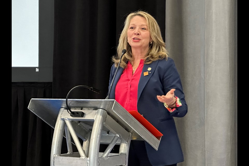Ontario NDP leader, Marit Stiles, said she plans to give Ontario municipalities a “seat at the table” if her party is elected. The leader of the Official Opposition spoke Thursday at the Ontario Small Urban Municipalities conference at the Orillia Recreation Centre.