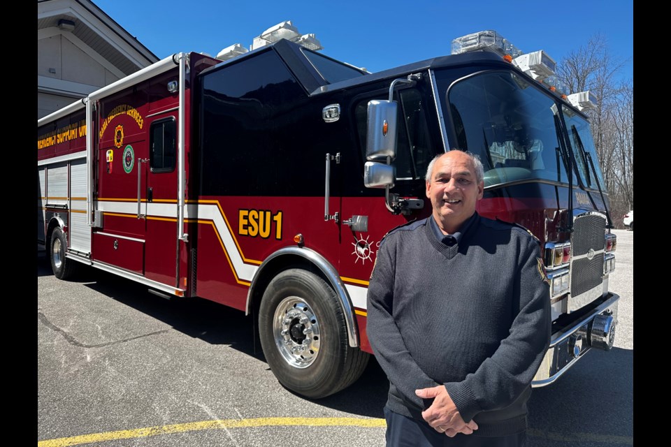 Elmer Tryon is retiring after 47 years working in firefighting and fire prevention, including 28 years at Rama Fire and Rescue. Friday was his last day on the job.