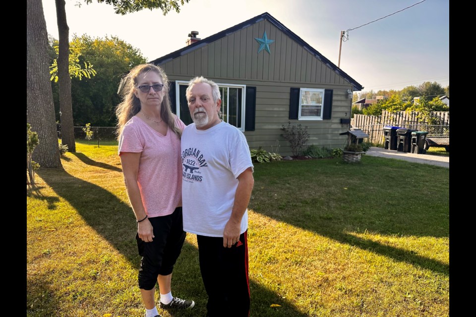 Rob and Kim Maranzan have had to food the bill for tenants who have not paid rent since February, while struggling to find a way to get them evicted. 