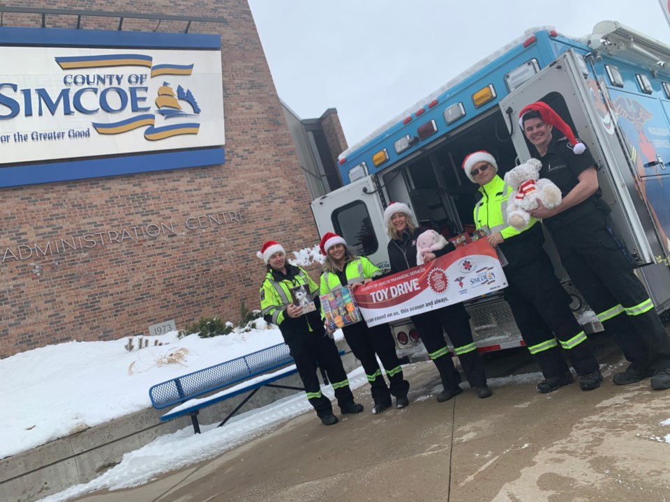 County Paramedics prepare for toy drop-off (1)