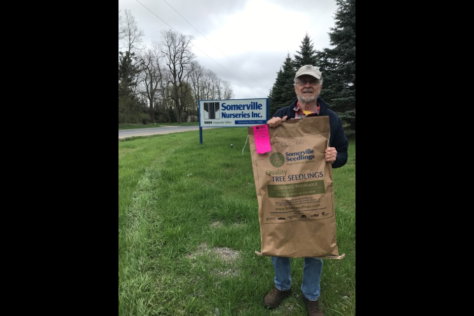 Orillia’s Gord Ball is a happy Sommerville Nurseries customer.