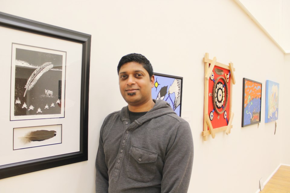 Xavier Fernandes is among the artists whose work is shown in Call to Action #83. Nathan Taylor/OrilliaMatters 