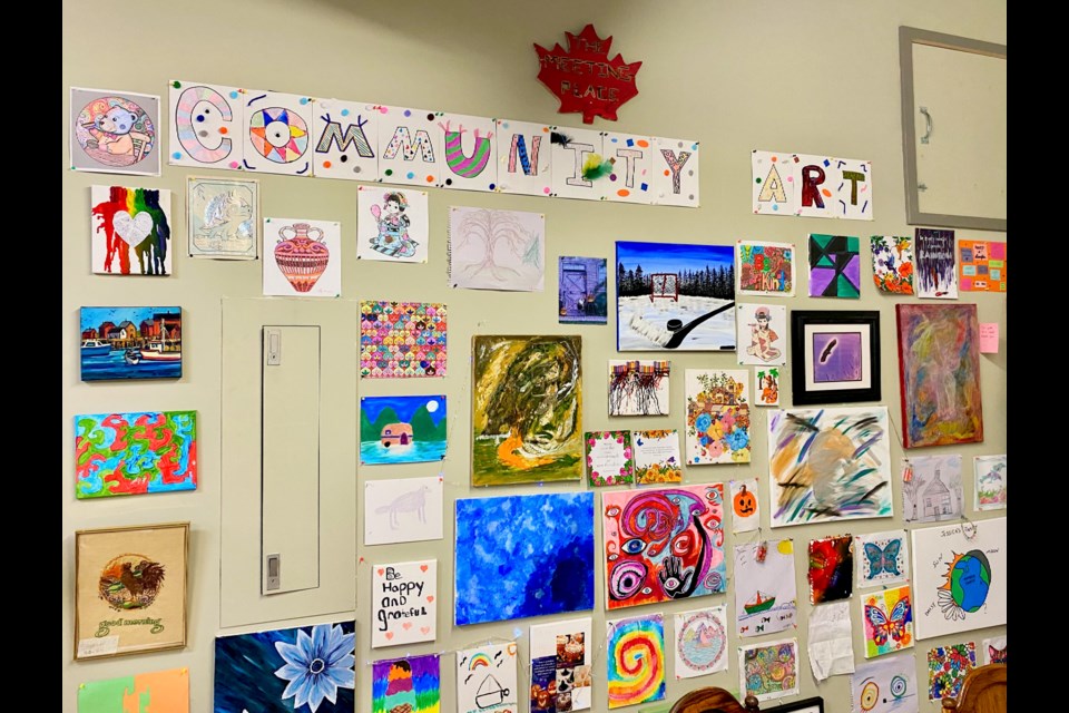 The Meeting Place was home to art and mental health drop-ins during Orillia's Culture Days celebration.