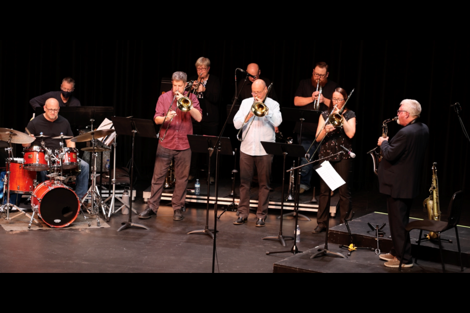 Brassworks, shown above performing at the 2022 Jazz Festival, will be putting on a combined concert Sunday, Dec. 4 at the Salvation Army Citadel.