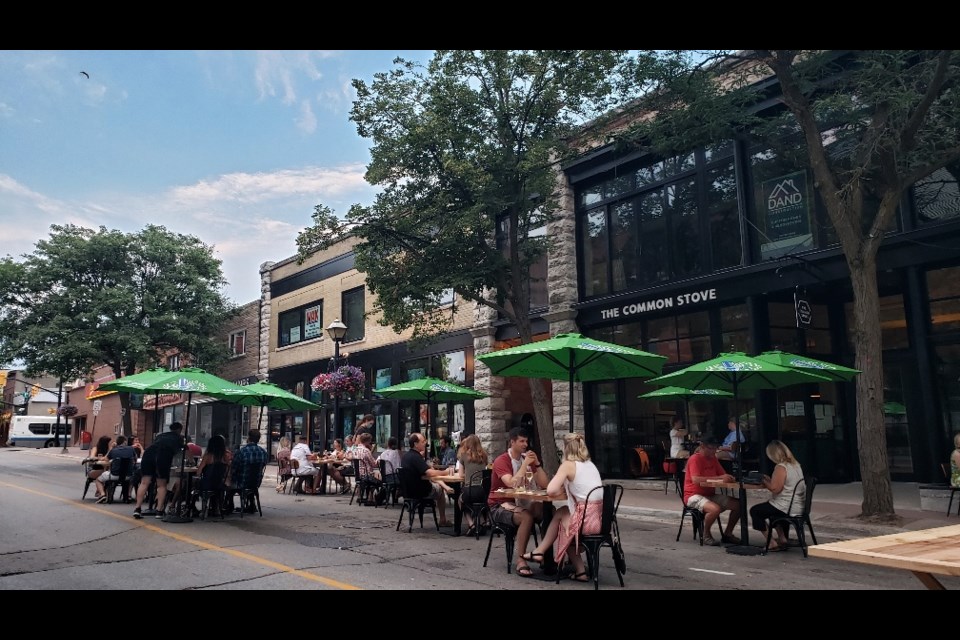 The city and the Downtown Orillia Management Board are looking for local creatives for an expanded city-wide animation program as prt of the 2021 See You on the Patio program. Contributed photo