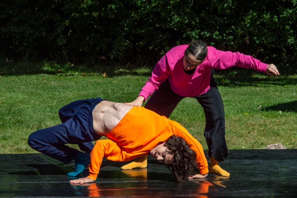 The Heirloom dance performance took place Friday afternoon at the Leacock Museum.