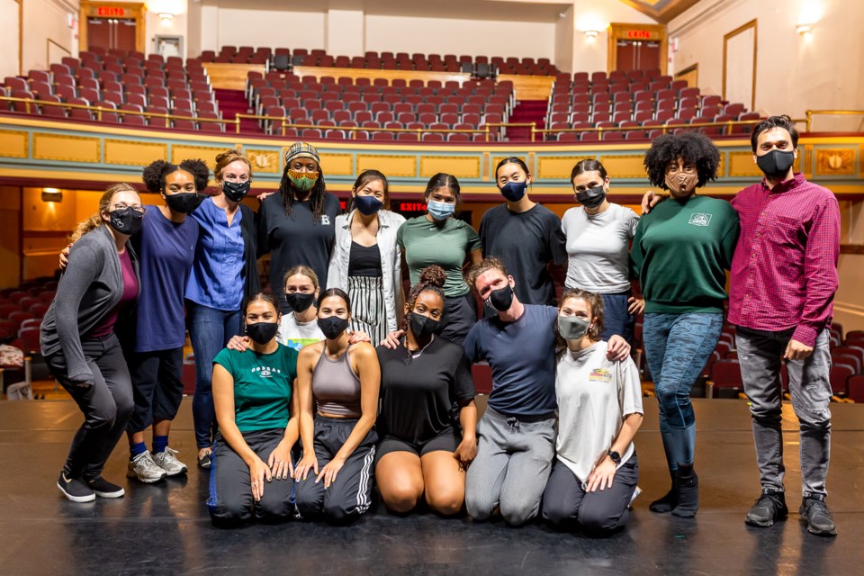 These dancers at the Orillia Opera House were part of Orillia Centre's residency for Choreographer Natasha Powell in partnership with Fall For Dance North and Ryerson University. 