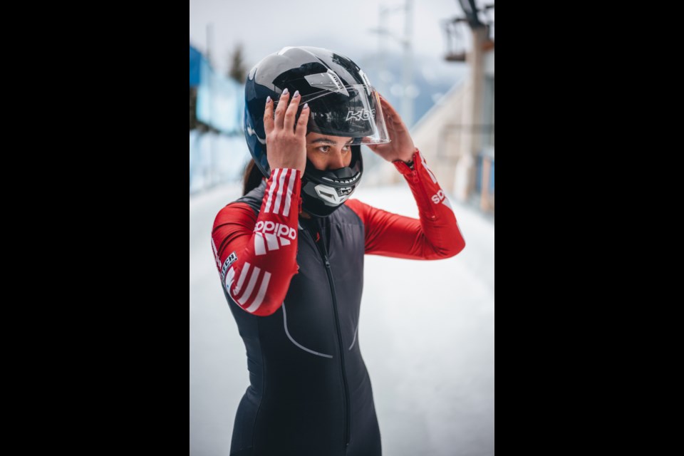 Caelan Brown, 20, has completed her first year with the Canadian women's national bobsleigh team and is striving toward the 2026 Olympic Games in Italy.