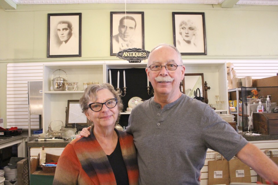 Mary and Lorne VanSinclair have operated Carousel Collectables in downtown Orillia for eight years. They will close the business at the end of December. Nathan Taylor/OrilliaMatters