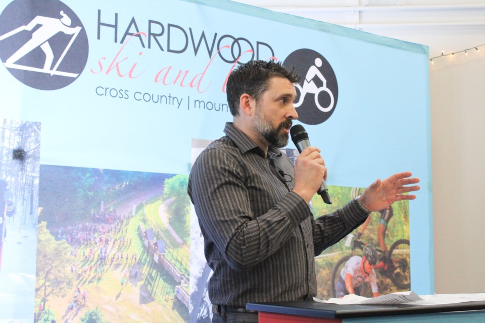 Gareth Houben, president and general manager of Hardwood Ski and Bike, will be hosting its annual ski swap at the Oro-Medonte facility this weekend. Nathan Taylor/OrilliaMatters
