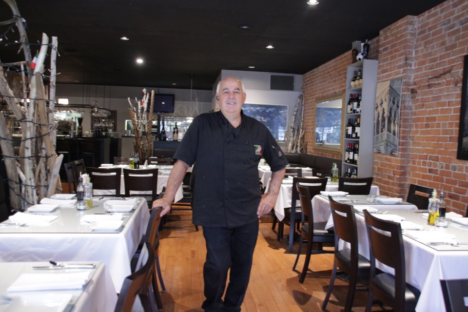 Consistency in service and food are factors that have kept Cosmo’s Ristorante popular for three decades, said Cosmo Dominelli, pictured here at the restaurant. Mehreen Shahid/OrilliaMatters