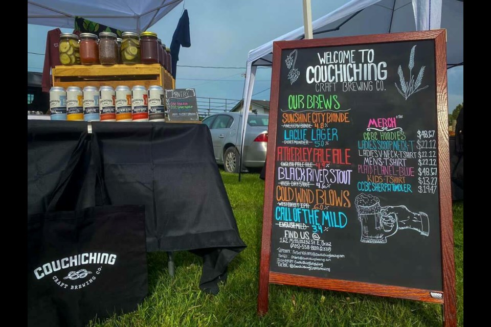 Local breweries like Couchiching Brewing Co. can now sell beer at local farmers' markets. 