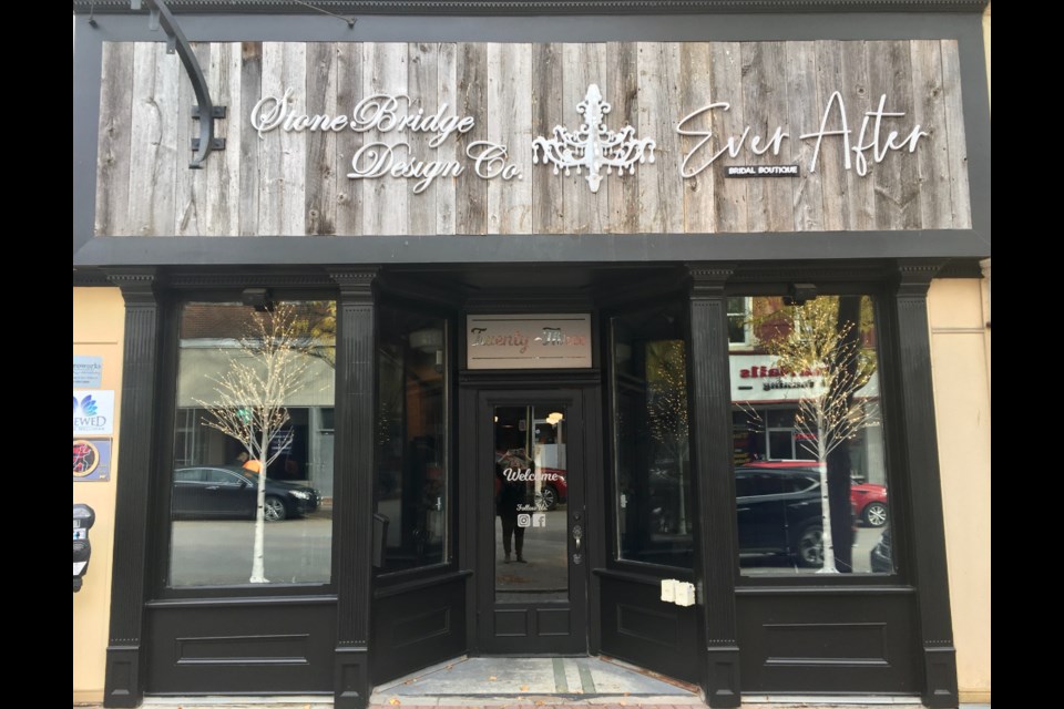 Bridal store on sale downtown