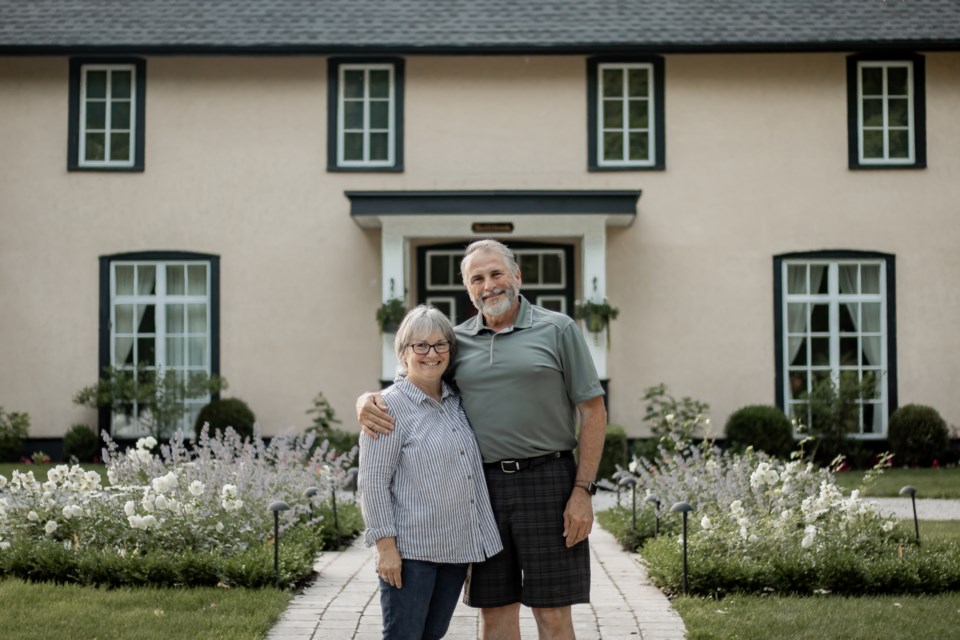 Owners, Laurie (left) and Chris (right) Orser, invite you to enjoy your summer or fall event on their timeless property.
